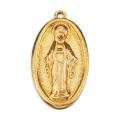 1" GOLD PLATED MIRACULOUS MEDAL (25 PC) 